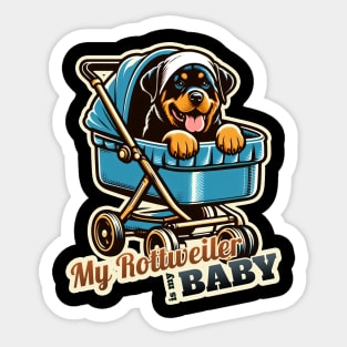 Baby Rottweiler Sticker